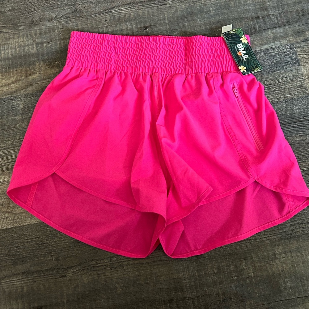 NWT Women's Pink Athletic Shorts - Picture 2 of 5